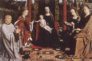 Gerard David, The Virgin and Child with Saints and Donor